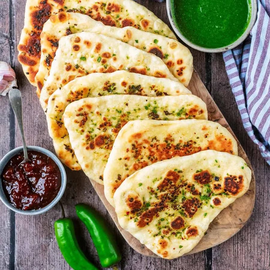 Chilli Garlic Naan