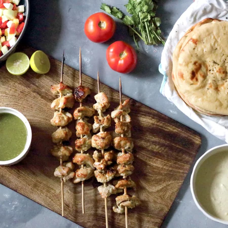 Murg Lasooni Kebab