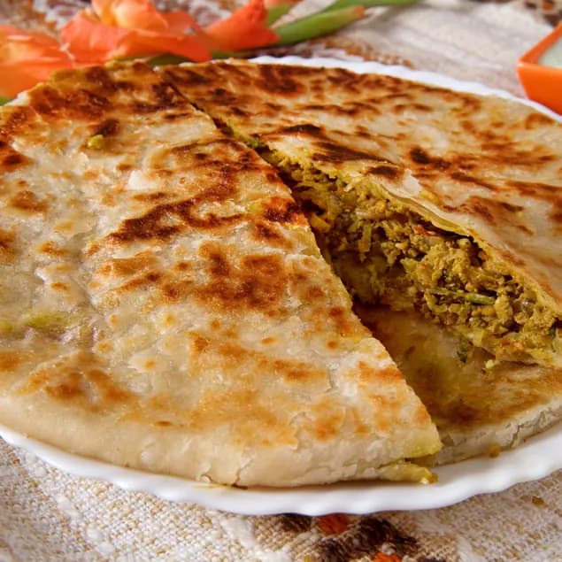 Mutton / Chicken Keema Paratha