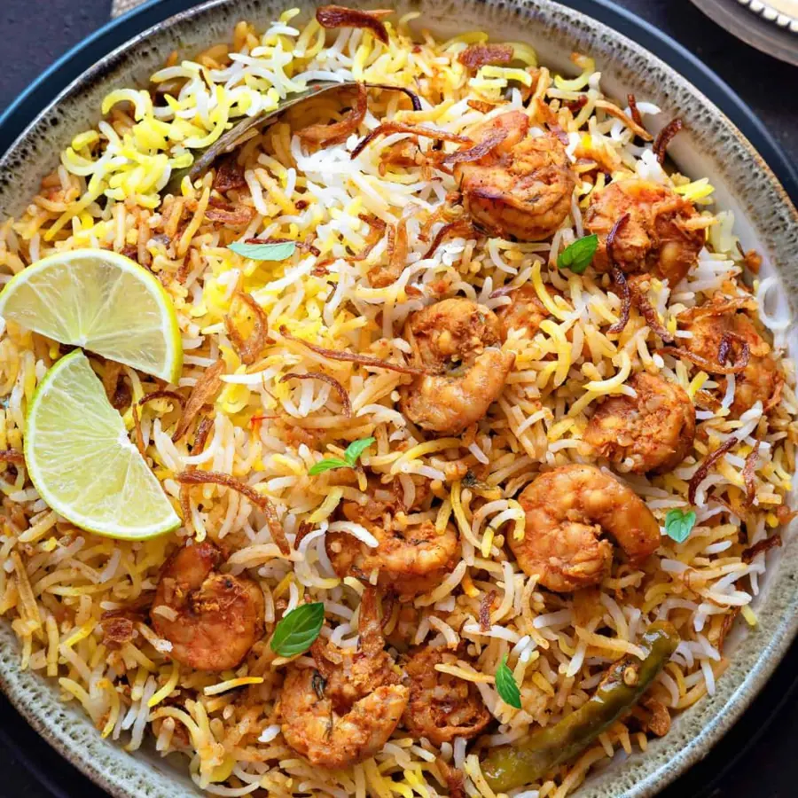 Prawns Biryani